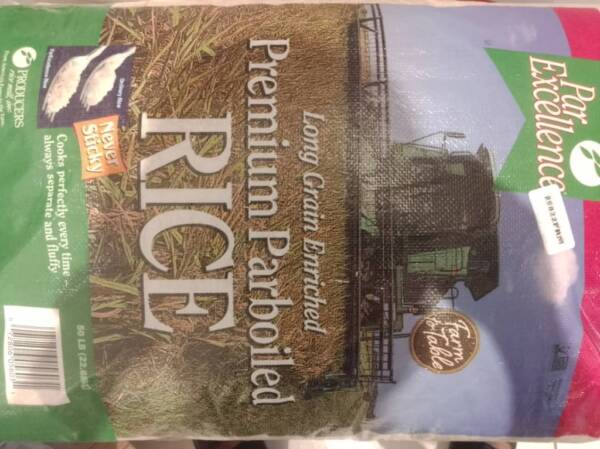 PAR EXCELLENCE LONG GRAIN ENRICHED PREMIUM PARBOILED RICE 50 LB (22.68KG)