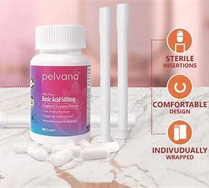 PELVANA BORIC ACID 600MG *30COUNT