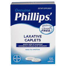 PHILIPS LAXATIVE CAPLETS X 55CAPS
