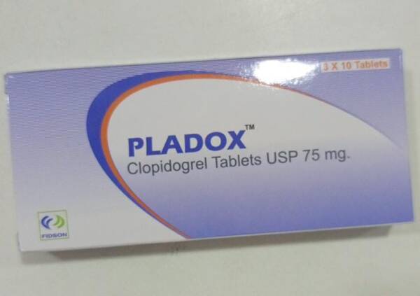 PLADOX CLOPIDOGREL 75MG X 30TABS