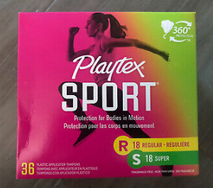 PLAYTEX SPORT *36 TAMPONS