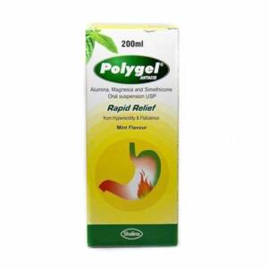 POLYGEL RAPID RELIEF ANTACID MINT 200ML