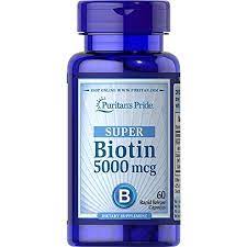 PURITAN'S PRIDE BIOTIN 5000MCG X 60CAPS