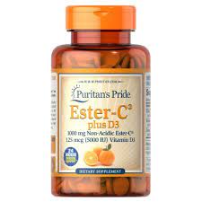 PURITAN'S PRIDE ESTER-C PLUS D3 X 60 TABS