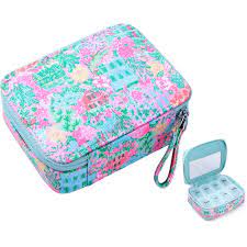Pill Organizer Case, Weekly Pill Box for Vitamin and Supplement Holder (CHARLESTON SPRING)