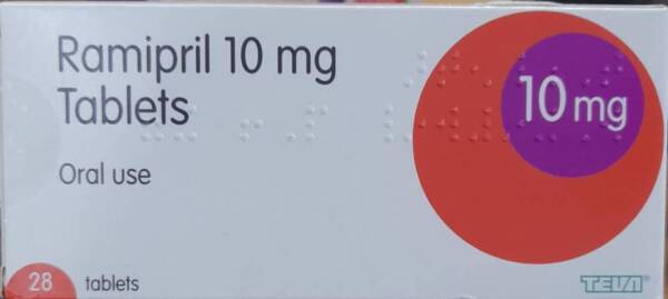 RAMIPRIL 10MG TEVA *28TABLETS