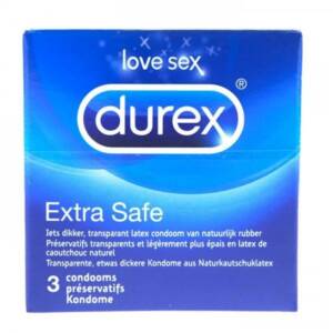 Durex Love Sex Extra Safe Condoms X3