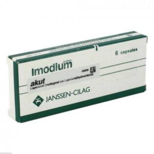 Imodium Original 2mg Capsules x6