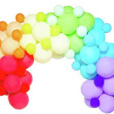Rainbow Balloon Arch Garland