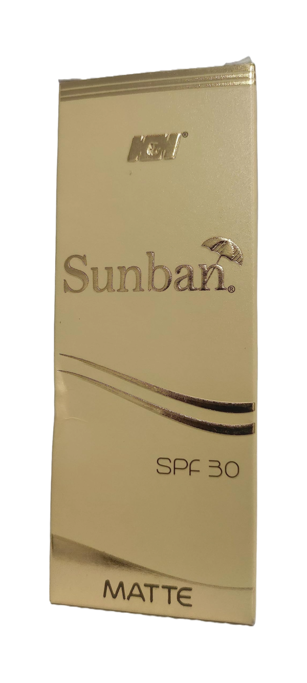 Sunban Matte Gel SPF 30