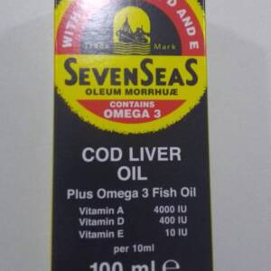 SEVEN SEAS COD LIVER OIL + OMEGA 3 100ML