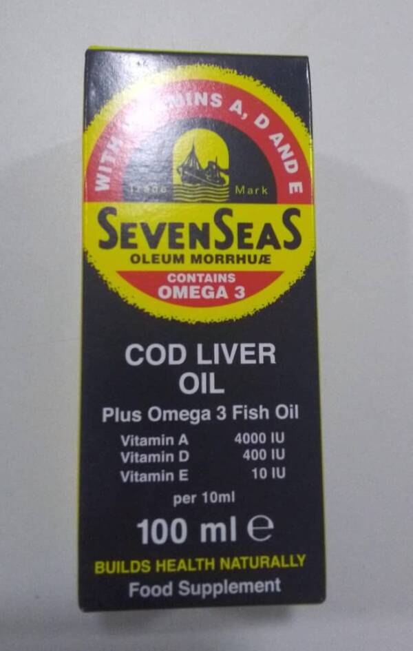 SEVEN SEAS COD LIVER OIL + OMEGA 3 100ML