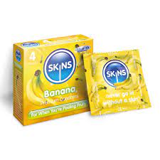 SKIN CONDOM X 4 BANANA