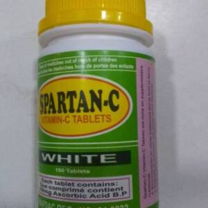 SPARTAN-C VITAMIN C X 100 TABS [WHITE]