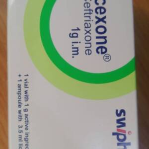 SWIPHA OCEXONE CEFTRIAXONE 1G I.M
