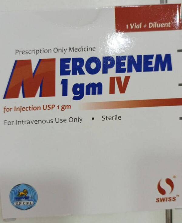 SWISS MEROPENEM INJECTION 1G IV