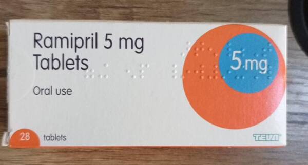TEVA RAMIPRIL 5MG X 28TABS