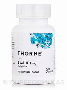 THORNE 5-MTHF 1MG 60CAPSULES
