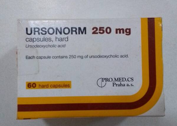 URSONORM URSODEOXYCHOLIC ACID 250MG X 60CAPS
