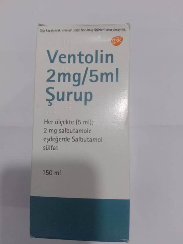 VENTOLIN 2MG/5ML SURUP 150ML (TURKEY)