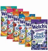 WELCH'S BERRIES N' CHERRIES FRUITS FRUITS SNACKS