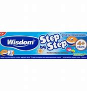 WISDOM STEP BY STEP TOOTHPASTE 4+YRS