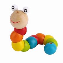 WOODEN WIGGLY WORM