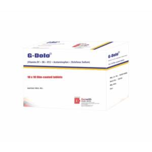 G-Dolo (Vitamins B1,B6 & B12 + Diclofenac + Paracetamol)
