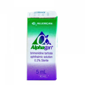 Alphagan 0.2% (Brimonidine Tartrate) Eye Drop x5ml
