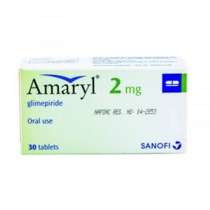 Amaryl (Glimepiride) 2mg Tabs x30