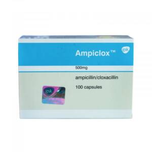 Ampiclox (Ampillin + Cloxacllin) 500mg x 10 caps