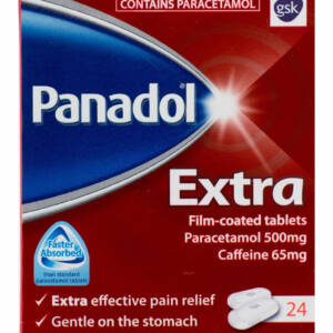 Panadol? Extra 500mg Tablets (Paracetamol) - 24 Tablets #P