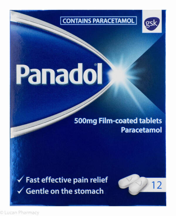 Panadol? 500mg Tablets (Paracetamol) -12 Tablets #P