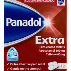 Panadol? Extra 500mg Tablets (Paracetamol) -12 Tablets #P