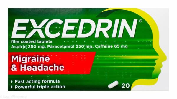 EXCEDRIN? Migraine and Headache Tablets - 20 Tablets #P