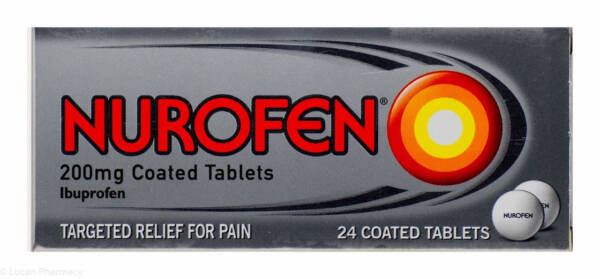 Nurofen? 200mg Tablets (Ibuprofen) - 24 Tablets #P