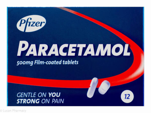 Pfizer Paracetamol 500mg Film-Coated tablets - 12 Tablets #P