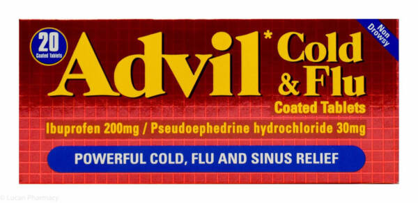 Advil? Cold & Flu Non-Drowsy - 20 Coated Tablets #P