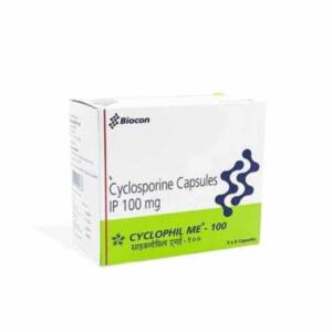 CYCLOPHIL (CYCLOSPORINE) CAPSULES 100MG IP