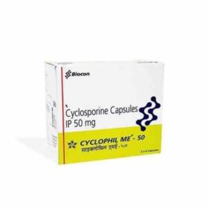 CYCLOPHIL (CYCLOSPORINE) CAPSULES 50MG IP