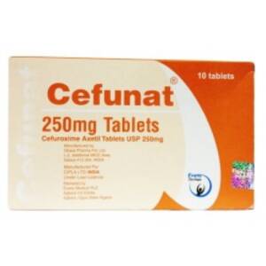 Cefunat (Cefuroxime) 250mg Tab