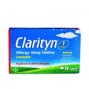 Clarityn (Loratadine) Allergy Relief 10mg Tablets X 14