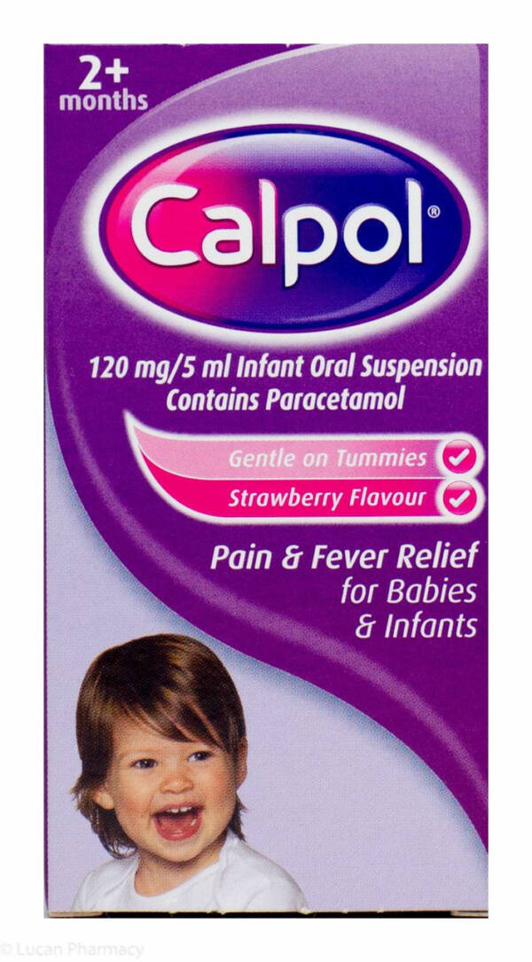 Calpol? 2Months+ Infant Oral Suspension Strawberry Flavour - 60ml #P