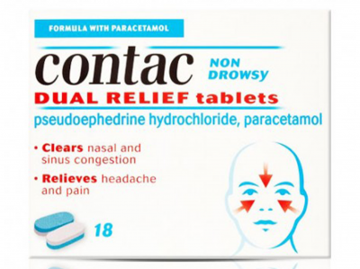 CONTAC DUAL RELIEF TABLET  X 18