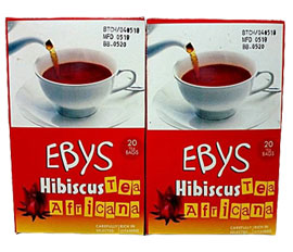 Ebys Hibiscus Tea (20 teabags)