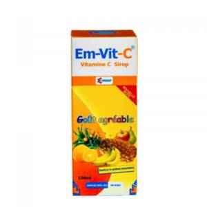 Em-Vit-C 100mg Vitamin C Syrup 100ml