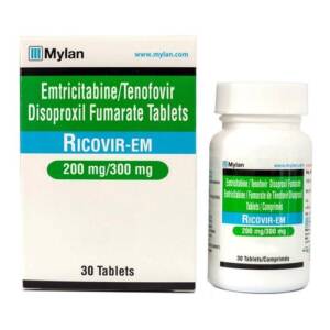 Emtricitabine-tenofovir (TDF) – Mylan