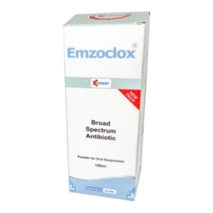 Emzoclox (Ampicillin/Cloxacillin) Susp