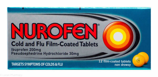 Nurofen? Cold and Flu ? 12 Film-Coated Tablets #P