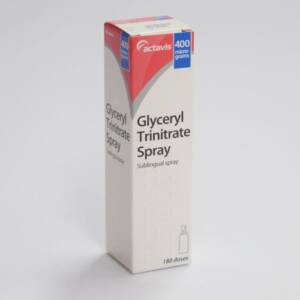 GLYCERIN TRINITRATE SPRAY 400MCG X 180